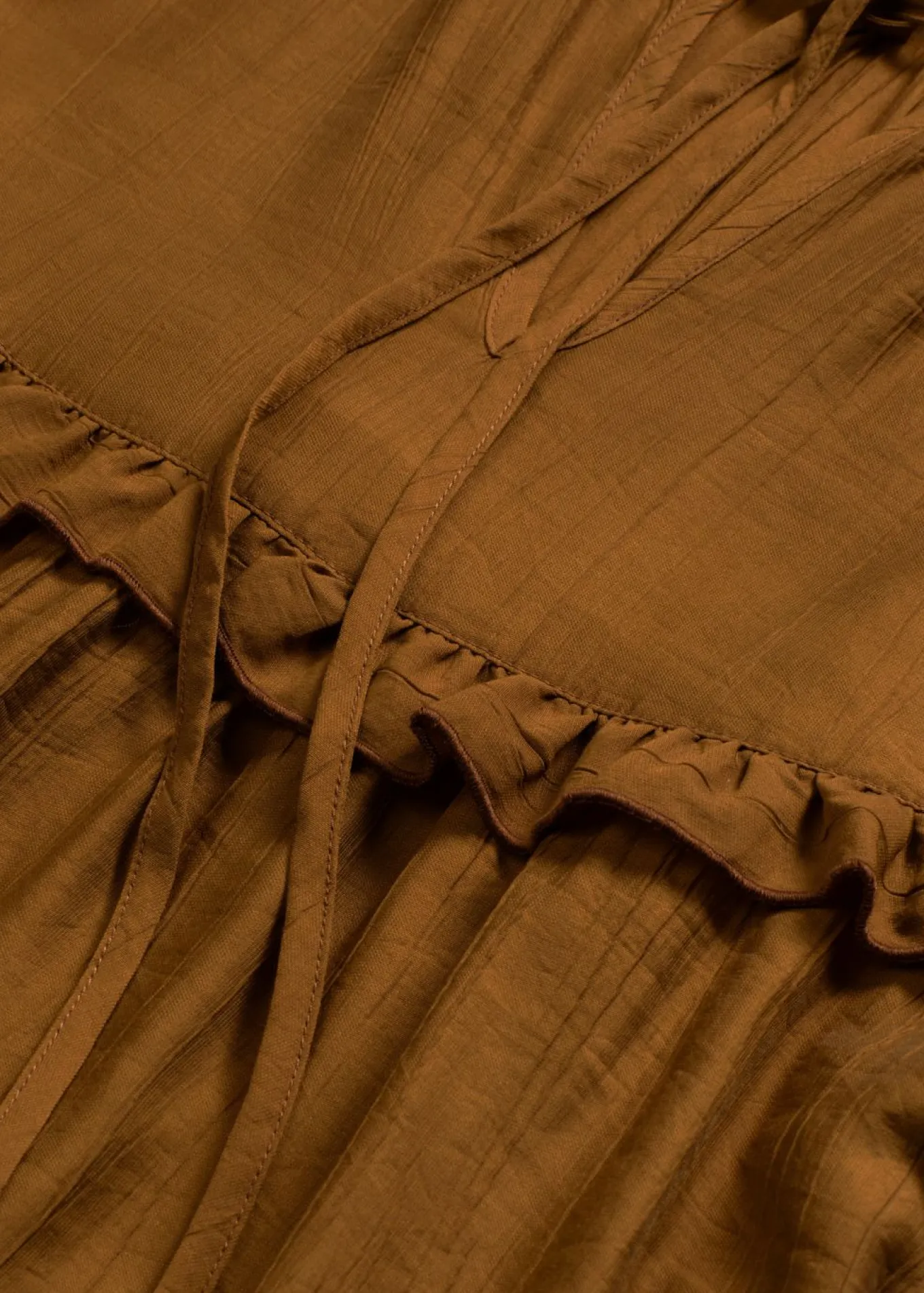 Vestido tipo túnica de mezcla de viscosa fina