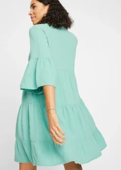 Vestido tipo túnica de muselina