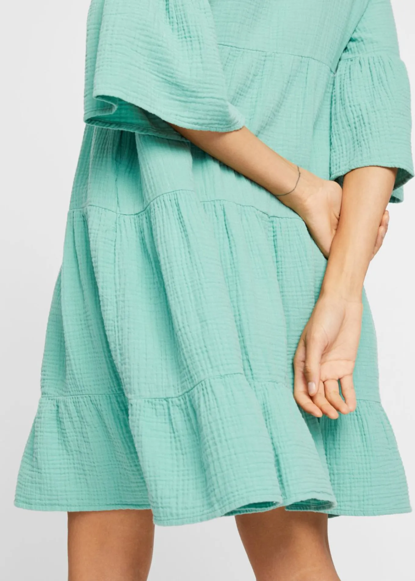 Vestido tipo túnica de muselina