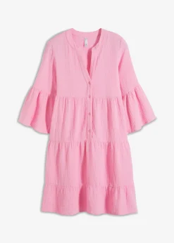 Vestido tipo túnica de muselina