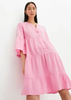 Vestido tipo túnica de muselina