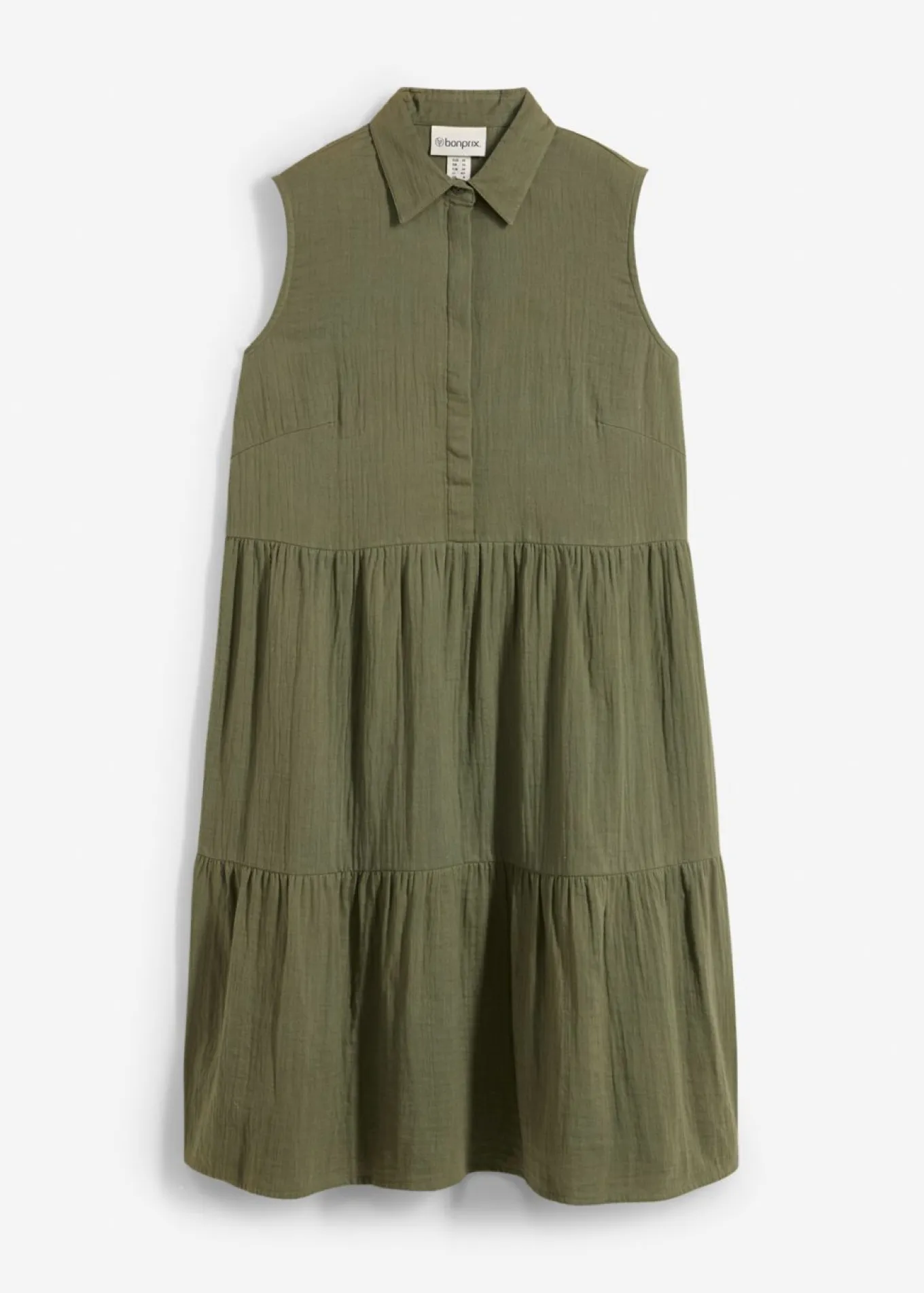 Vestido tipo túnica de muselina ligera