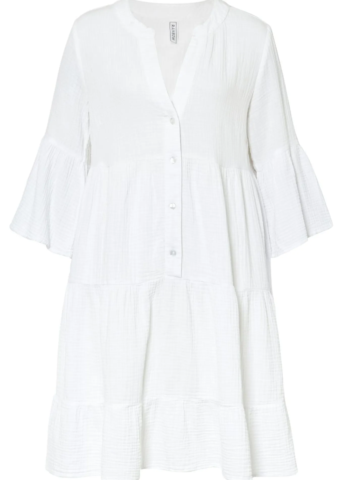 Vestido tipo túnica de muselina