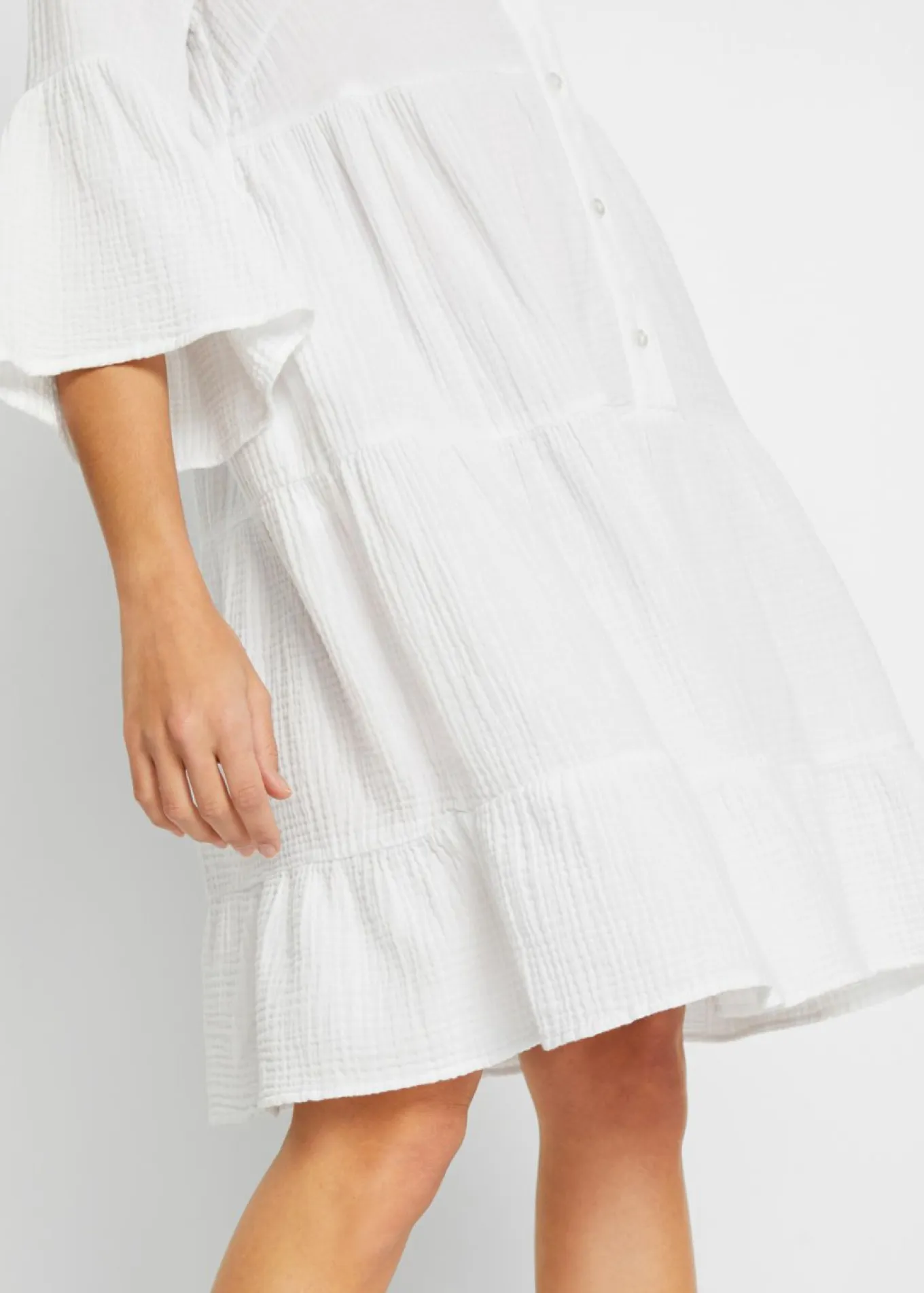 Vestido tipo túnica de muselina
