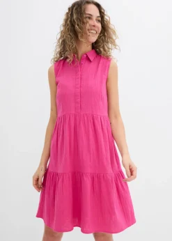 Vestido tipo túnica de muselina ligera