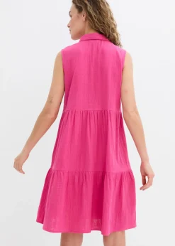 Vestido tipo túnica de muselina ligera