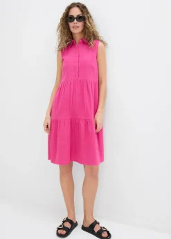 Vestido tipo túnica de muselina ligera