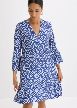 Vestido tipo túnica de punto de mezcla de viscosa suave
