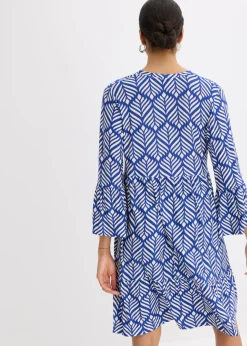 Vestido tipo túnica de punto de mezcla de viscosa suave