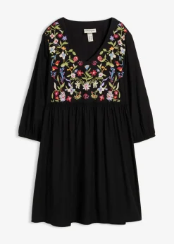 Vestido tipo túnica de viscosa fluida