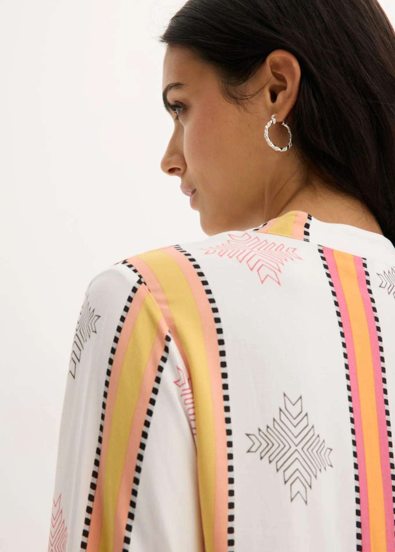 Vestido tipo túnica de viscosa fluida