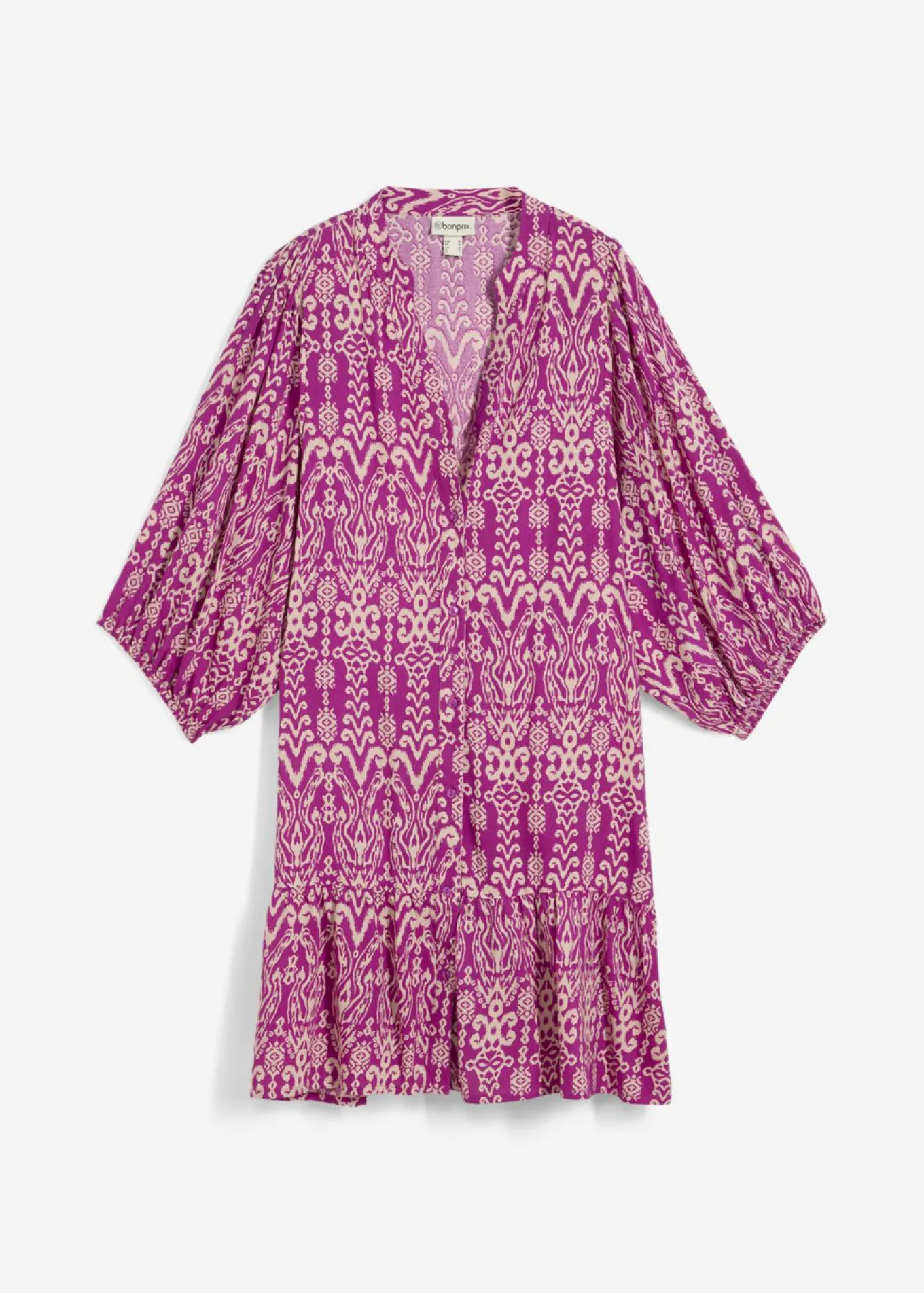 Vestido tipo túnica de viscosa suave
