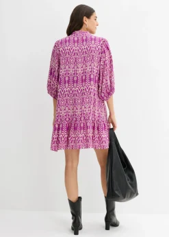 Vestido tipo túnica de viscosa suave
