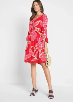 Vestido tipo túnica de viscosa fluida