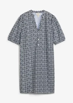 Vestido tipo túnica de viscosa fluida