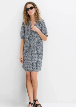 Vestido tipo túnica de viscosa fluida