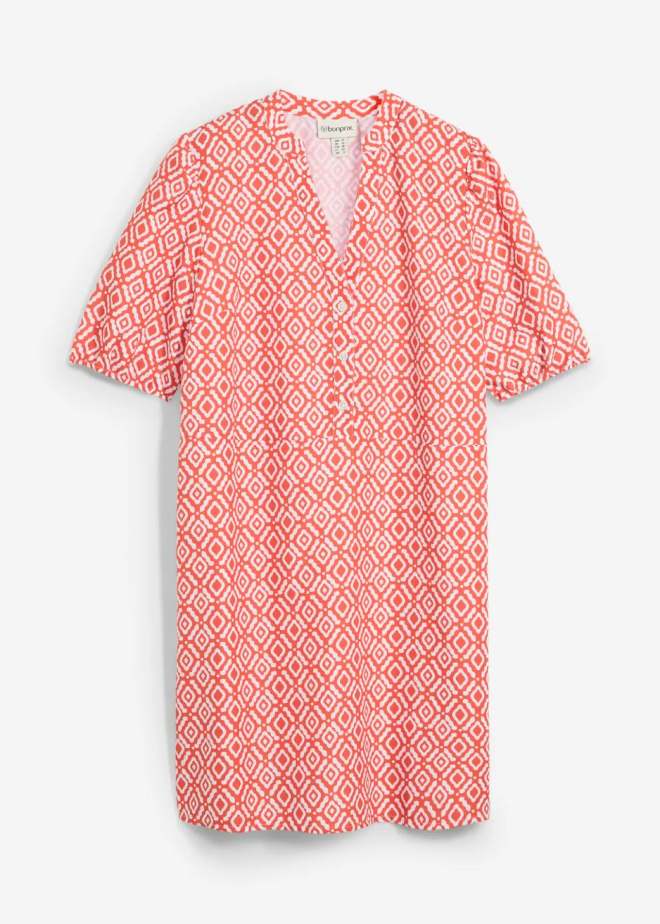 Vestido tipo túnica de viscosa fluida