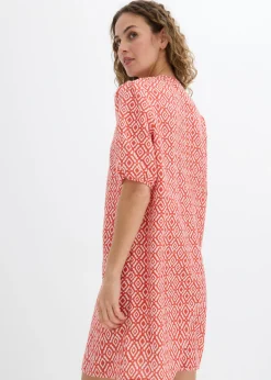 Vestido tipo túnica de viscosa fluida