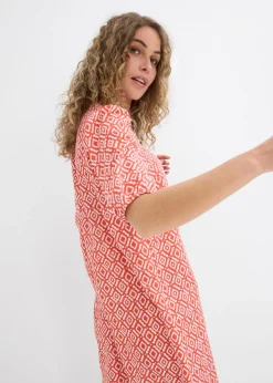 Vestido tipo túnica de viscosa fluida