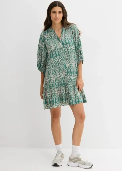Vestido tipo túnica de viscosa suave