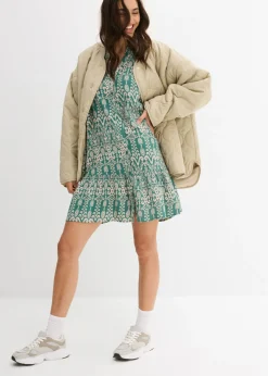 Vestido tipo túnica de viscosa suave