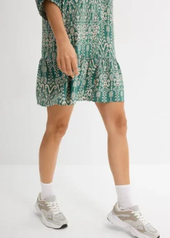 Vestido tipo túnica de viscosa suave