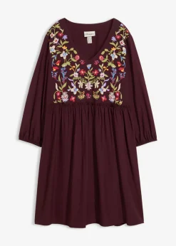 Vestido tipo túnica de viscosa fluida