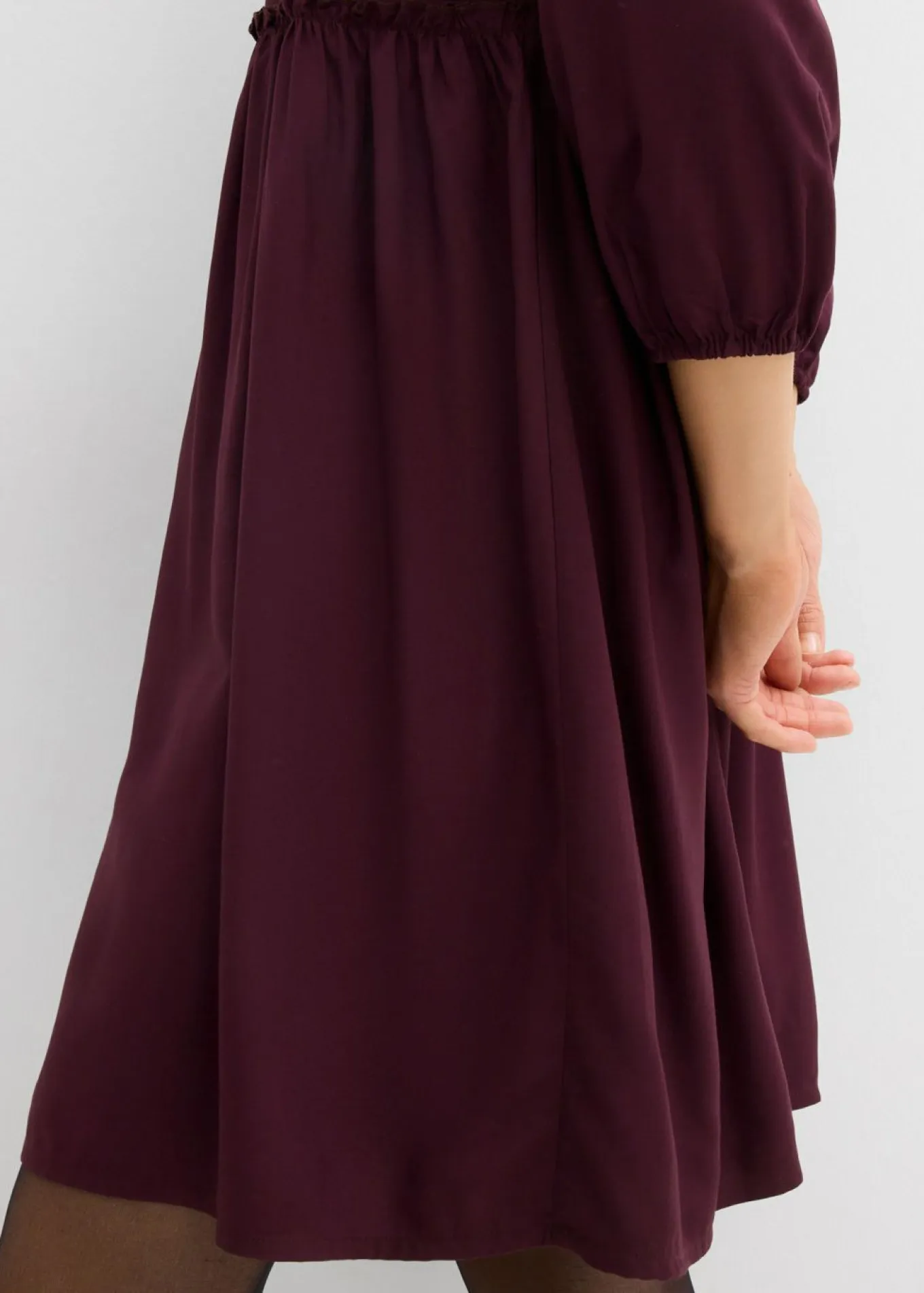 Vestido tipo túnica de viscosa fluida