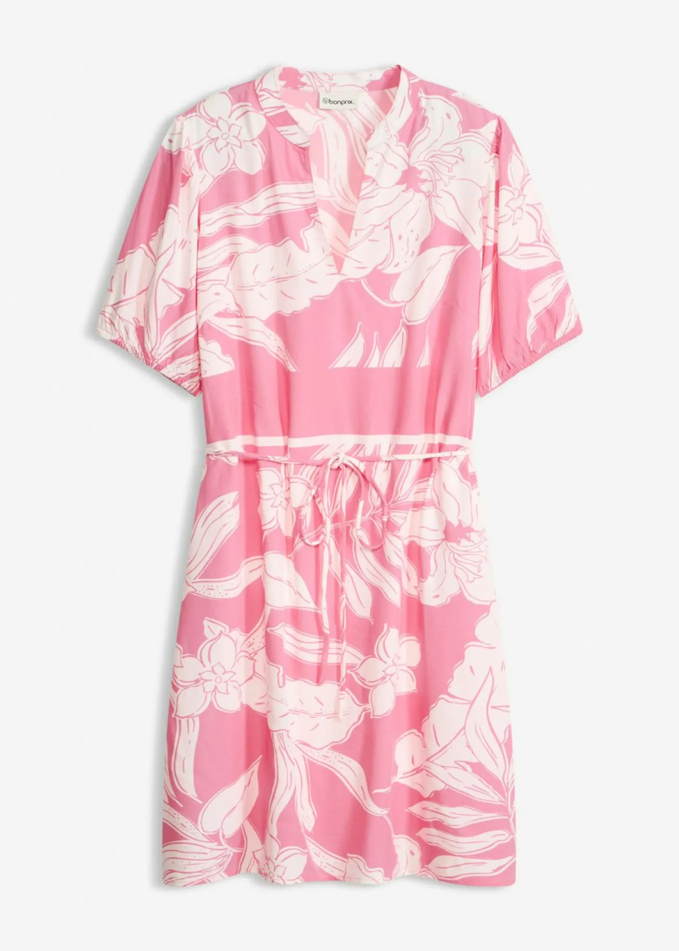 Vestido tipo túnica de viscosa fluida