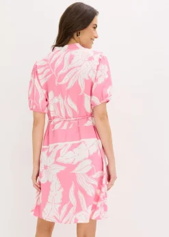 Vestido tipo túnica de viscosa fluida