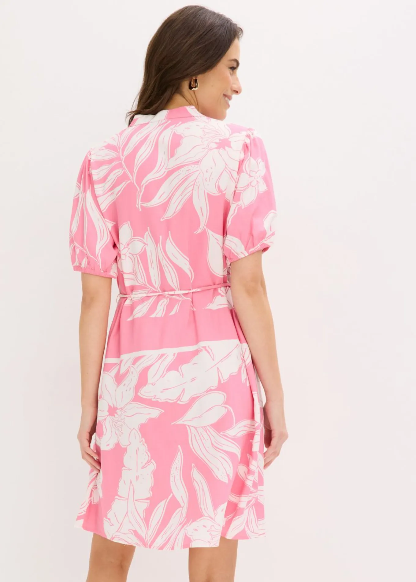Vestido tipo túnica de viscosa fluida