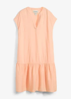 Vestido tipo túnica de viscosa fina