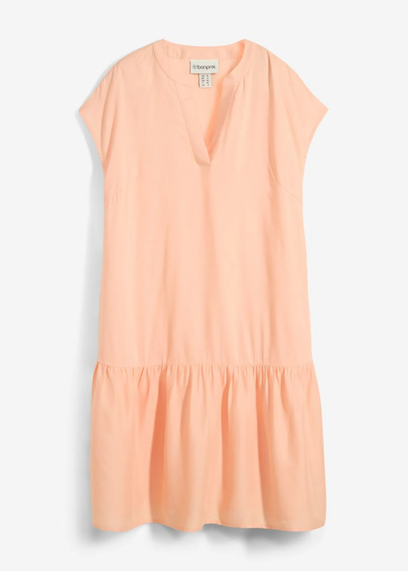 Vestido tipo túnica de viscosa fina