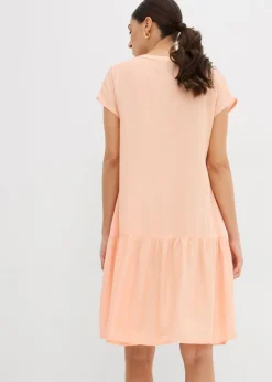 Vestido tipo túnica de viscosa fina