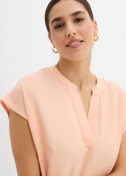 Vestido tipo túnica de viscosa fina