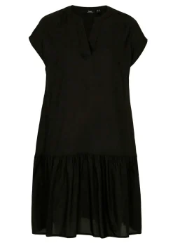 Vestido tipo túnica de viscosa fina