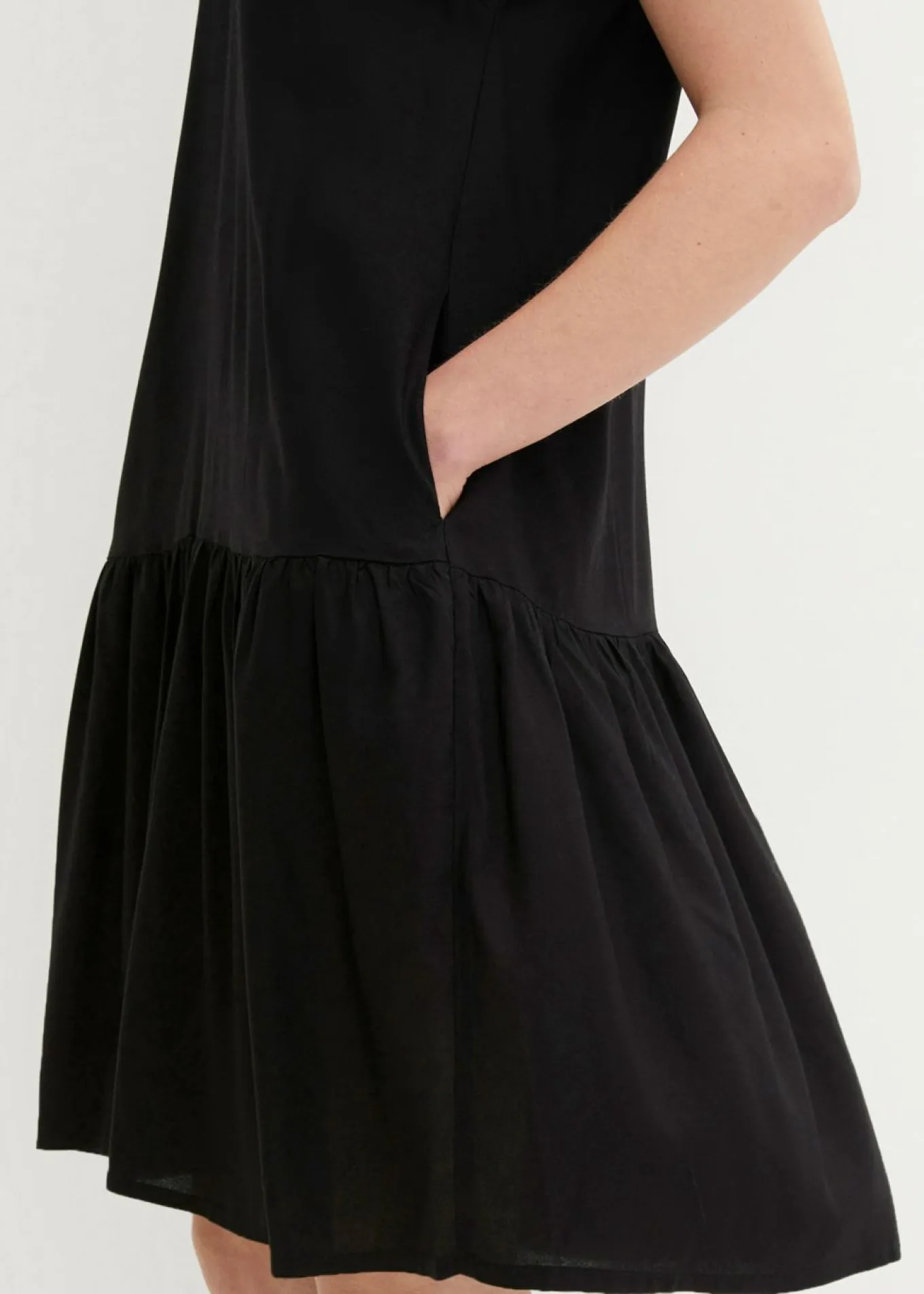 Vestido tipo túnica de viscosa fina