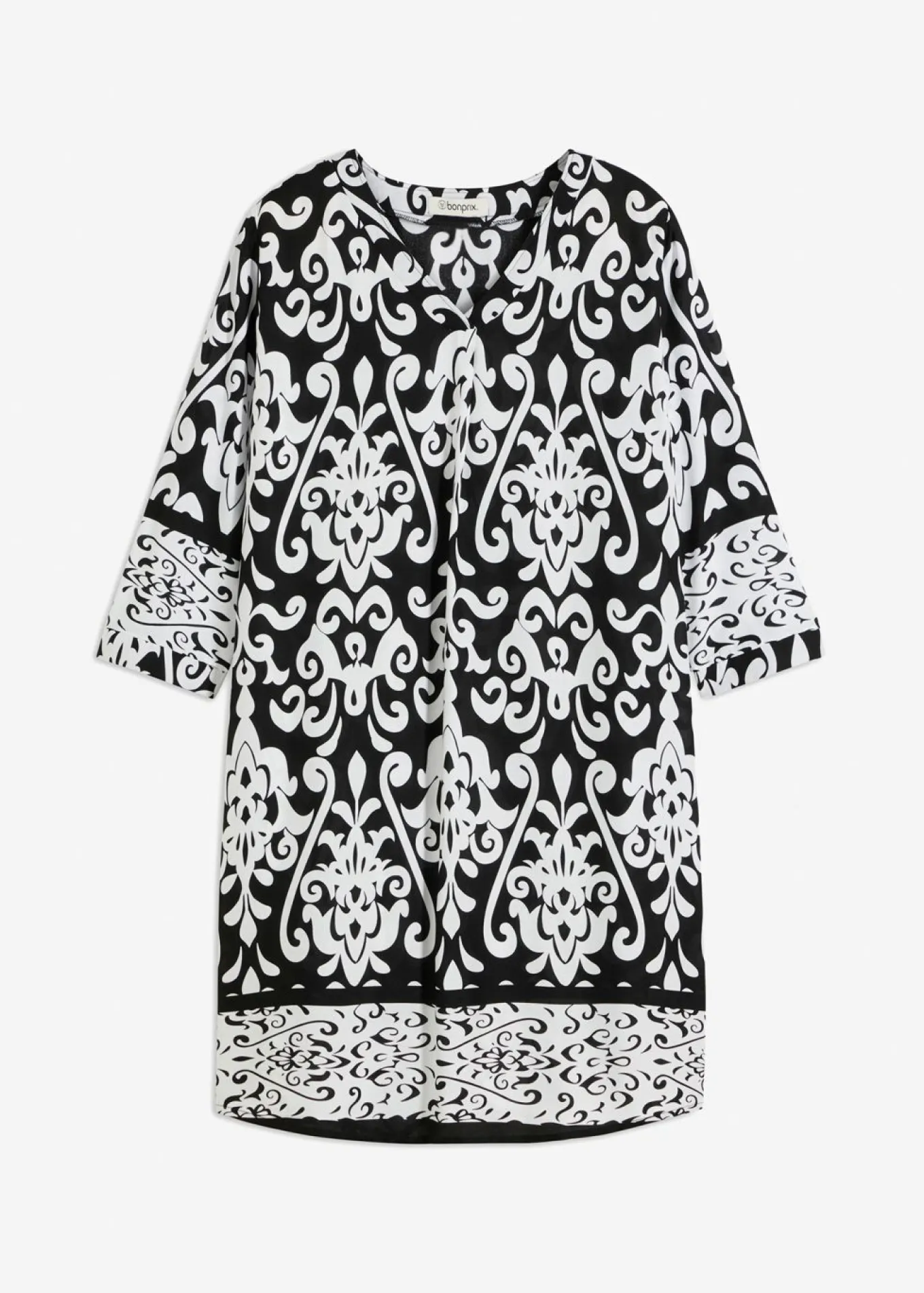 Vestido tipo túnica de viscosa fluida