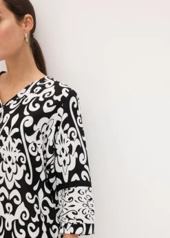 Vestido tipo túnica de viscosa fluida