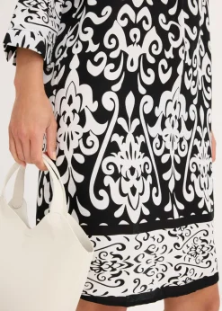 Vestido tipo túnica de viscosa fluida