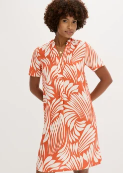Vestido tipo túnica de viscosa fluida