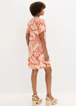 Vestido tipo túnica de viscosa fluida
