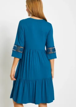 Vestido tipo túnica de viscosa suave