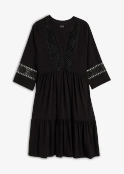 Vestido tipo túnica de viscosa suave
