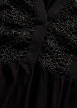 Vestido tipo túnica de viscosa suave