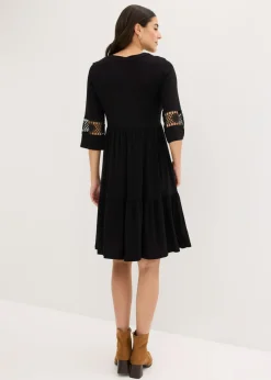 Vestido tipo túnica de viscosa suave