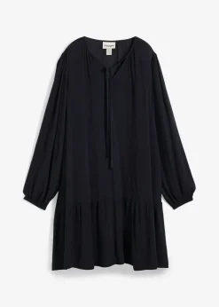 Vestido tipo túnica de viscosa fluida