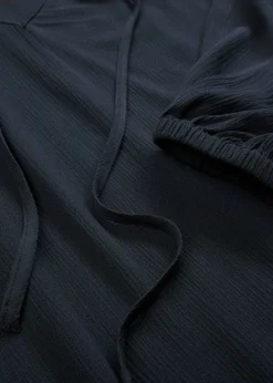 Vestido tipo túnica de viscosa fluida