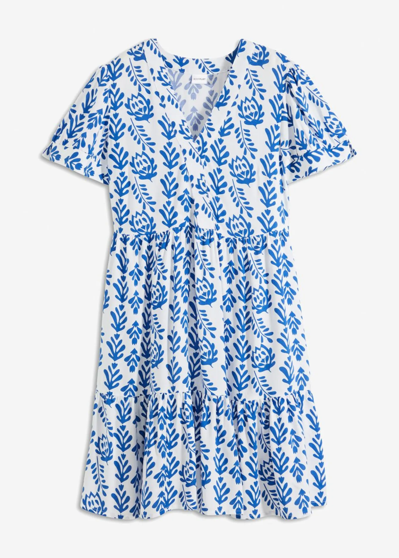 Vestido tipo túnica de viscosa pura