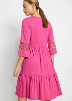 Vestido tipo túnica de viscosa suave